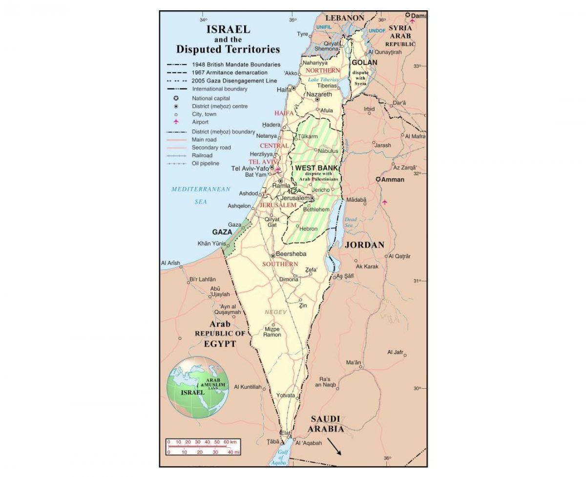 kaart iisraeli lennujaamad
