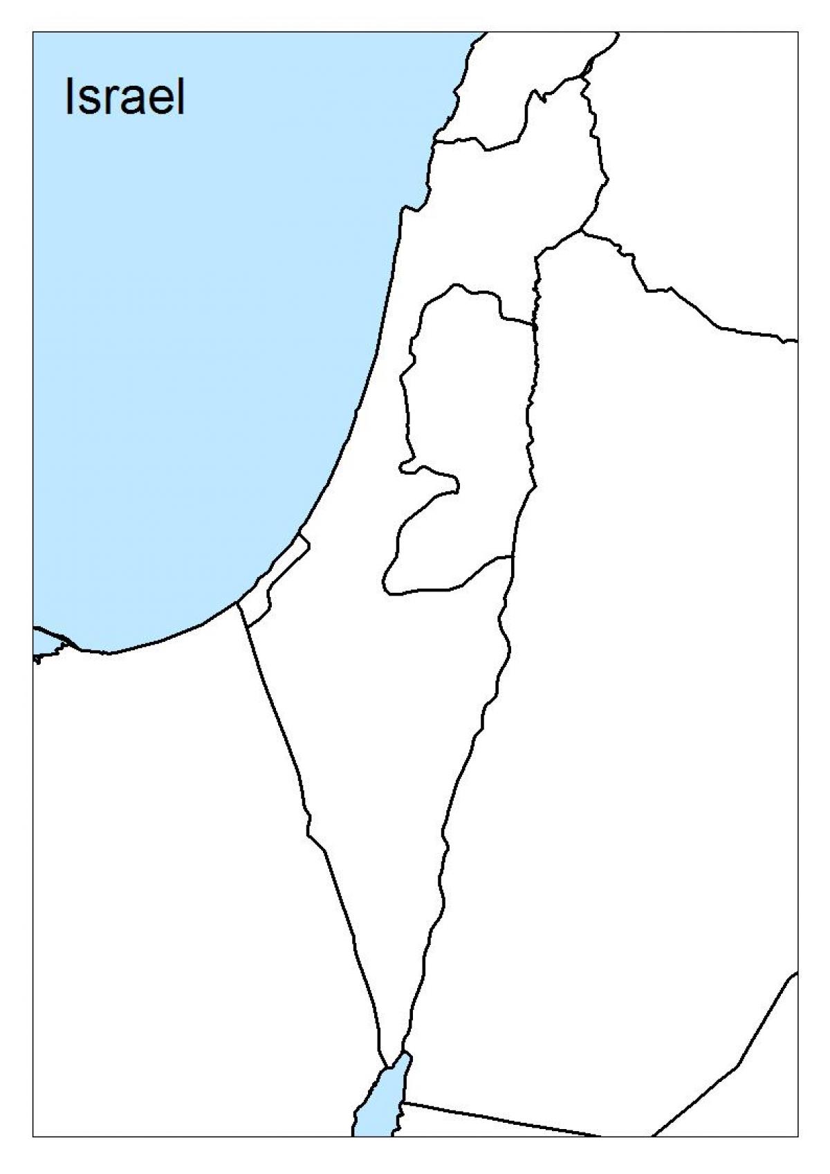 kaart iisraeli tühi
