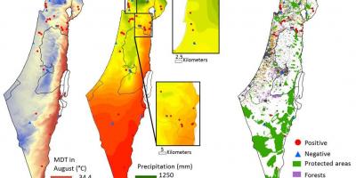 Kaart iisraeli kliima