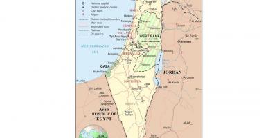 Kaart iisraeli lennujaamad