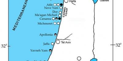 Kaart iisraeli sadamaid