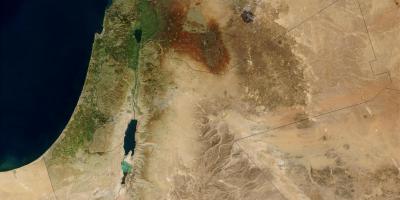 Kaart iisraeli satellite 